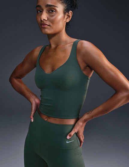 Nike Alate Bra Tank - Vintage Green/Whiteimage1- The Sports Edit