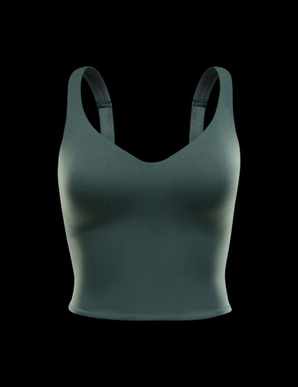 Nike Alate Bra Tank - Vintage Green/Whiteimage4- The Sports Edit