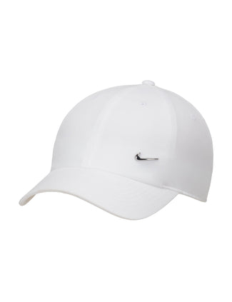 Dri-FIT Club Unstructured Metal Swoosh Cap - White/Metallic Silver