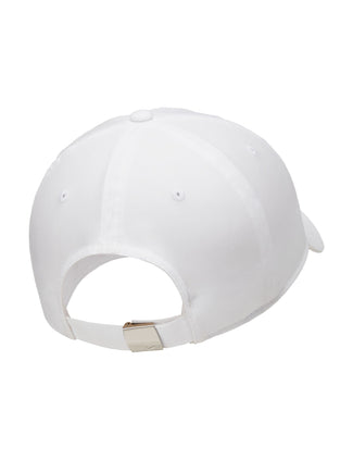Dri-FIT Club Unstructured Metal Swoosh Cap - White/Metallic Silver