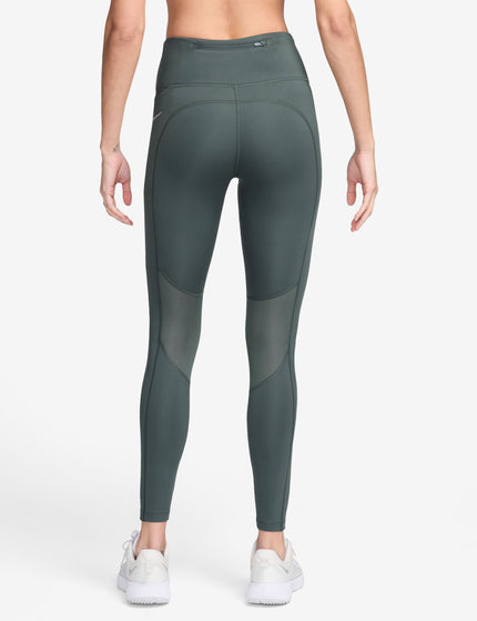 Nike Epic Fast Pocket Running Leggings - Vintage Green/Reflective Silverimage2- The Sports Edit