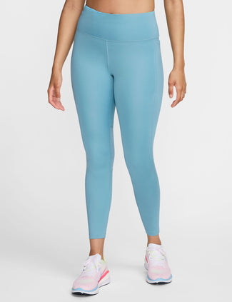 Epic Fast Pocket Running Leggings - Denim Turquoise