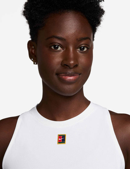 Nike NikeCourt Slam Dri-FIT Tennis Dress - Whiteimage3- The Sports Edit