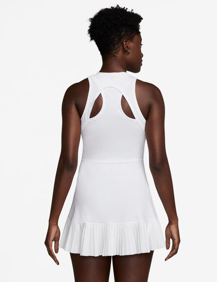 Nike NikeCourt Slam Dri-FIT Tennis Dress - Whiteimage2- The Sports Edit