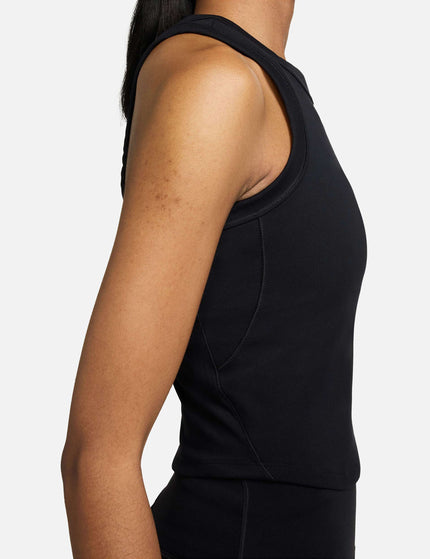 Nike One Fitted Dri-FIT Cropped Tank Top - Blackimage4- The Sports Edit