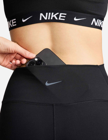 Nike One High Waisted 7/8 Leggings with Pockets - Blackimage4- The Sports Edit