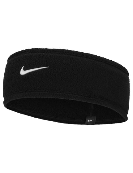 Nike One Therma-FIT Fleece Headband - Black/Silverimage1- The Sports Edit