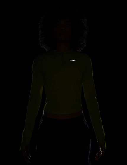 Nike Running Division Long-Sleeve Pocket Top - Life Limeimage4- The Sports Edit