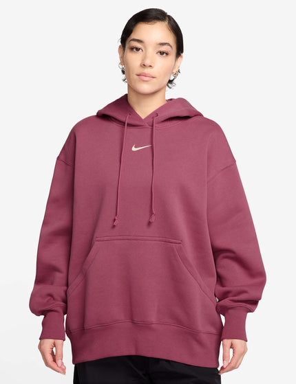 Nike Sportswear Phoenix Fleece Oversized Hoodie - Sweet Beet/Sailimage1- The Sports Edit