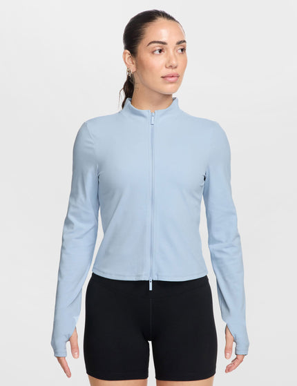 Nike Zenvy Full-Zip Long-Sleeve Top - Light Armory Blue/Cool Greyimage1- The Sports Edit