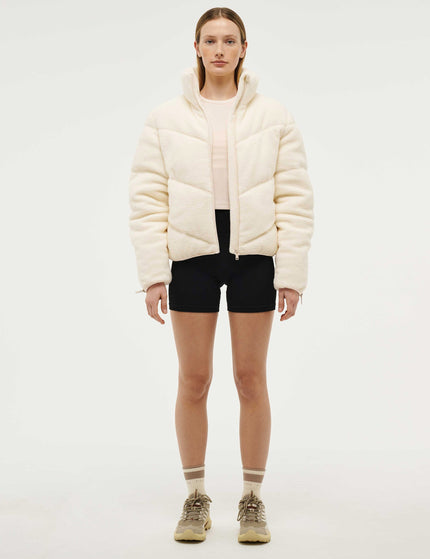 PE Nation Fortune Sherpa Jacket - Whisper Whiteimage8- The Sports Edit