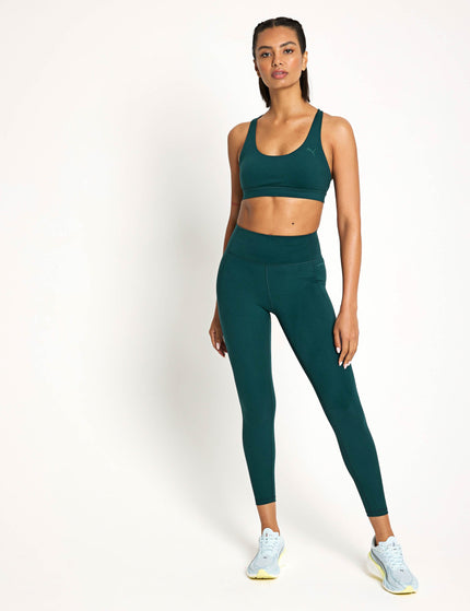 PUMA Cloudspun Training Bra - Green Terrainimage4- The Sports Edit