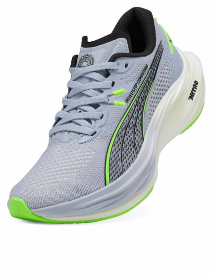 PUMA Puma x Hyrox Deviate NITRO 3 Running Shoes - Cool Weather/Green Glareimage4- The Sports Edit