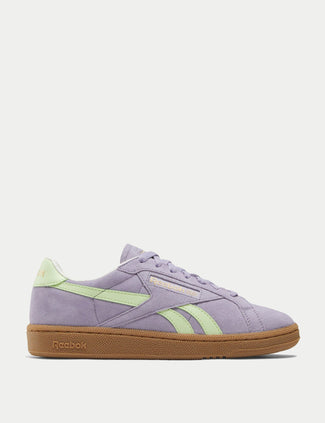 Club C Grounds Shoes - Dusk Purple/Astro Lime/Gum