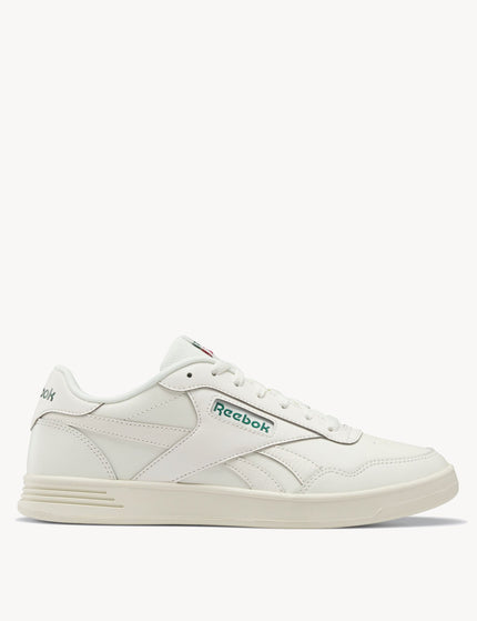 Reebok Court Advance Shoes - Chalk/Dark Green/Flash Redimage1- The Sports Edit
