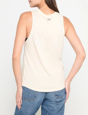 888 Balance Jade Muscle Tank - Blush