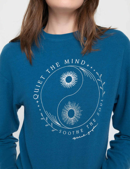 Spiritual Gangster Quiet Mind Savasana Pullover - Topazimage4- The Sports Edit