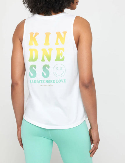 Spiritual Gangster Radiate Kindness Jade Tank - Whiteimage3- The Sports Edit