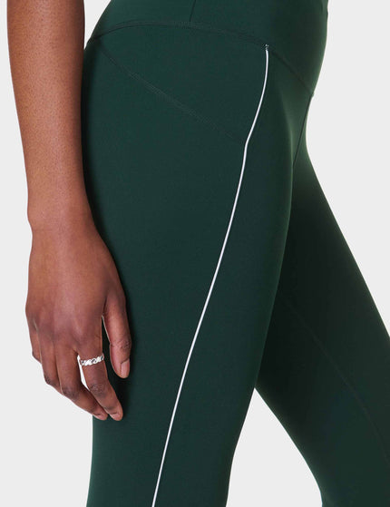 Sweaty Betty All Day Active Contrast Piping 7/8 Leggings - Cedar Greenimage4- The Sports Edit