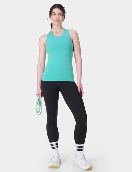 Sweaty Betty Athlete Seamless Gym Vest - Seaspray Ripple Blue Marlimage5- The Sports Edit