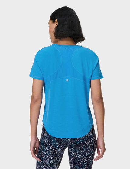 Sweaty Betty Breathe Easy Running T-Shirt - Tidal Blueimage2- The Sports Edit