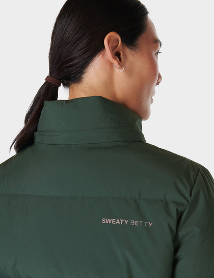 Sweaty Betty Nimbus Mid Puffer - Trek Greenimage6- The Sports Edit