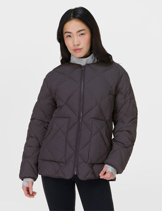 On the Move Quilted Jacket - Urban Grey