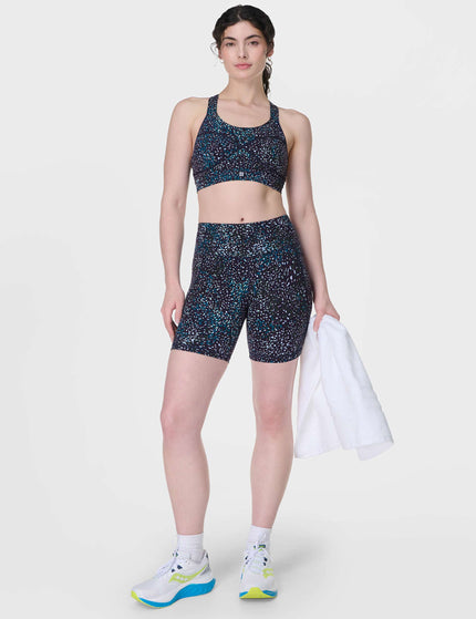 Sweaty Betty Power 6" Cycling Shorts - Blue Aurora Printimage7- The Sports Edit