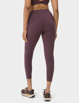 Power 7/8 Picot Edge Legging - Neptune Purple