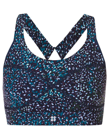 Sweaty Betty Power Medium Support Sports Bra - Blue Aurora Printimage6- The Sports Edit