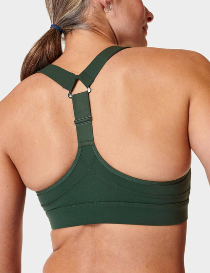 Sweaty Betty Power Medium Support Sports Bra - Trek Greenimage4- The Sports Edit