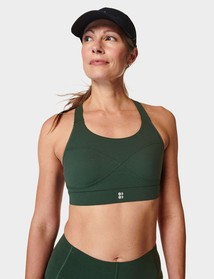 Sweaty Betty Power Medium Support Sports Bra - Trek Greenimage5- The Sports Edit