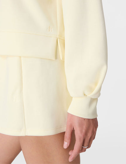 Sweaty Betty Sand Wash CloudWeight Sweatshirt - Buttercream Yellowimage4- The Sports Edit