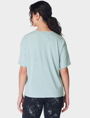 Soft Flow Studio T-Shirt - Muted Teal Blue