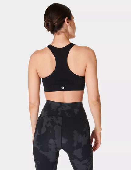 Sweaty Betty Stamina Seamless Sports Bra - Blackimage2- The Sports Edit