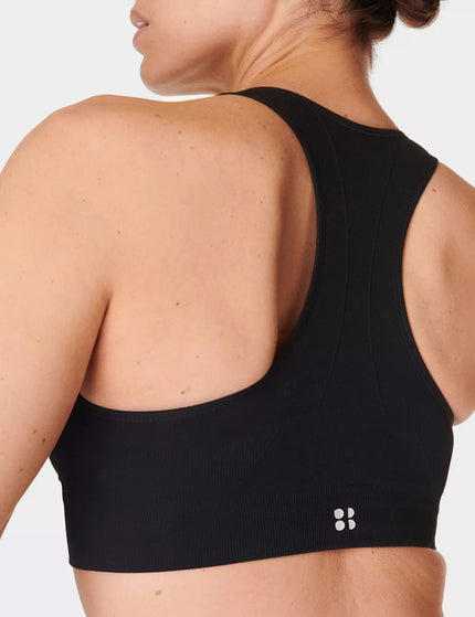 Sweaty Betty Stamina Seamless Sports Bra - Blackimage4- The Sports Edit