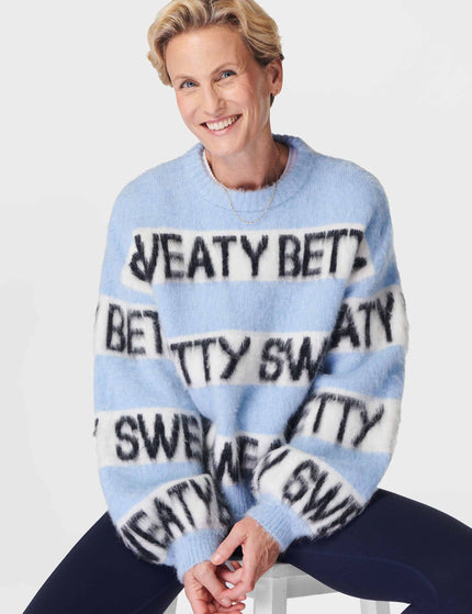 Sweaty Betty Sweaty Betty Knit Jumper - Breeze Blueimage4- The Sports Edit