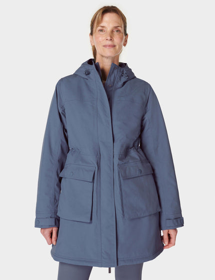 Sweaty Betty Winter Stride Waterproof Parka - Endless Blueimage1- The Sports Edit