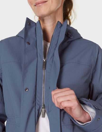 Sweaty Betty Winter Stride Waterproof Parka - Endless Blueimage4- The Sports Edit