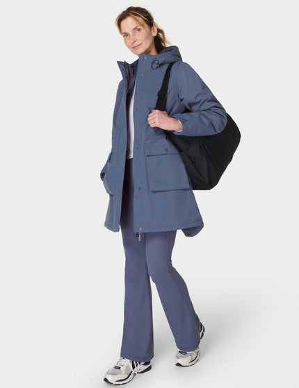 Sweaty Betty Winter Stride Waterproof Parka - Endless Blueimage7- The Sports Edit