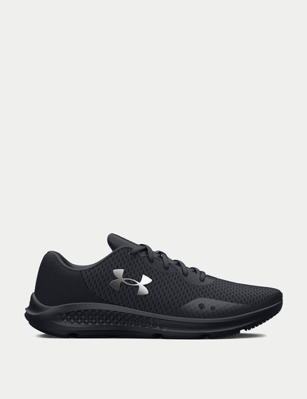 Under Armour Charged Pursuit 3 Running Shoes - Black/Metallic Silverimage1- The Sports Edit