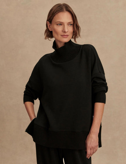 Varley Barker High-Neck Sweat - Blackimage1- The Sports Edit
