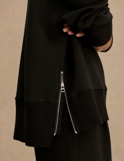 Varley Barker High-Neck Sweat - Blackimage5- The Sports Edit