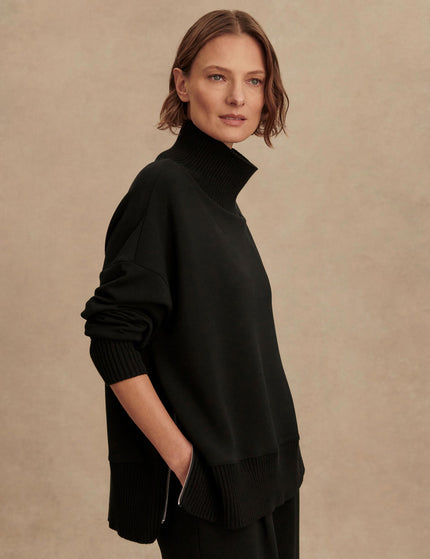 Varley Barker High-Neck Sweat - Blackimage3- The Sports Edit
