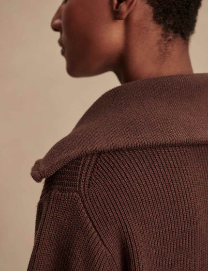 Varley Enrico Knit Jacket - Coffee Beanimage3- The Sports Edit