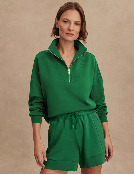 Varley Hawley Half Zip Sweat - Verdant Greenimage1- The Sports Edit