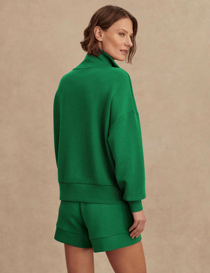 Varley Hawley Half Zip Sweat - Verdant Greenimage2- The Sports Edit