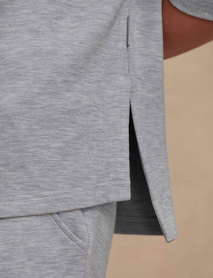 Varley Larson Half-Zip Sweat - Mid Blue Marlimage5- The Sports Edit
