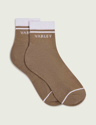 Lenni Half Crew Sock - Desert Taupe