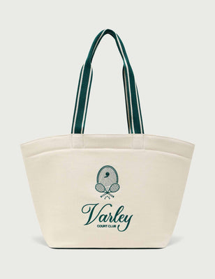 Robinson Canvas Club Tote Bag - Ivory/Forest